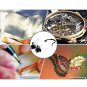 Head Wearing Magnifier eye glasses loupe LED Jeweler Watch Clock Repair magnify