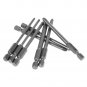 75mm S2 Alloy Steel Magnetic Long Hex Cross Head 8 Pieces Set Screw Driver Bits