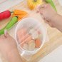 3pcs Silicone Wraps Seal Cover Stretch Cling Film Food Fresh Keep Kitchen