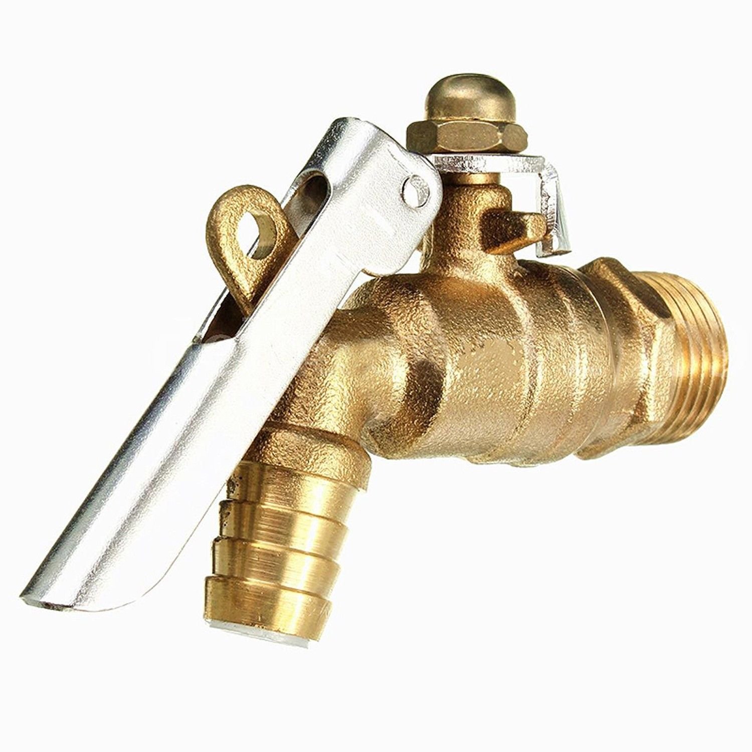 Outdoor Garden water taps 1/2" 2cm Waterfall key security lock Brass Water