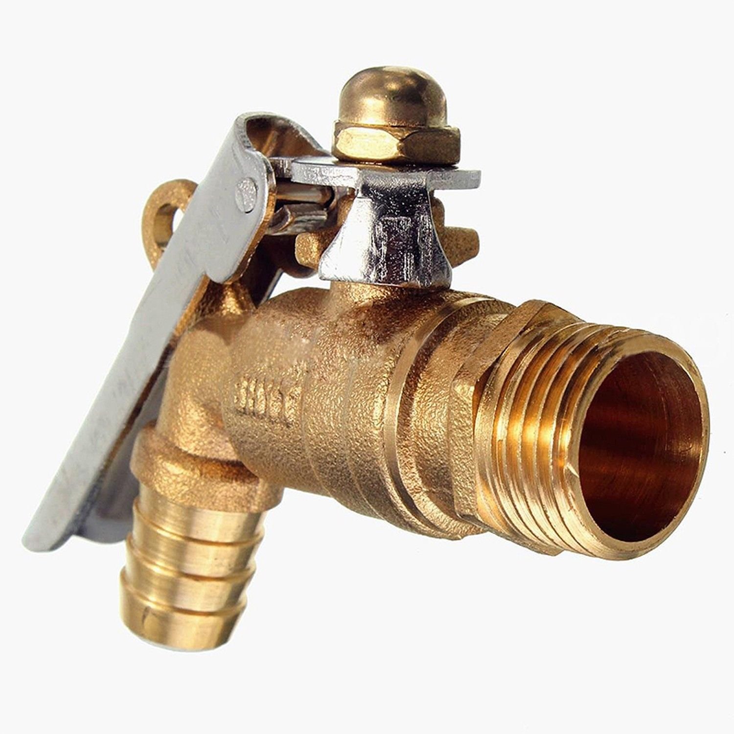Outdoor Garden water taps 1/2" 2cm Waterfall key security lock Brass Water