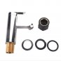 Home Brushed Chrome Waterfall Bathroom Basin Faucet Single Handle Sink Mixer Tap