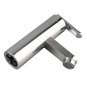 Home Brushed Chrome Waterfall Bathroom Basin Faucet Single Handle Sink Mixer Tap