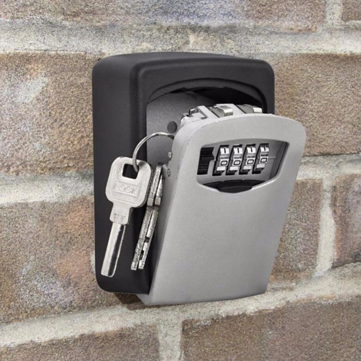 Outdoor Combination Key Safe Storage Box Wall Mount Home Security Lock Car Door