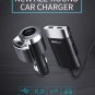 Car Universal Fast Charger 3 Ports USB & Cigarette Lighter Adapter With 2M Cable