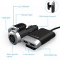 Car Universal Fast Charger 3 Ports USB & Cigarette Lighter Adapter With 2M Cable