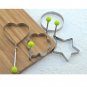 Creative Stainless Steel Pancake Mold Mold Ring Cooking Fried Egg Shaper 4 pcs