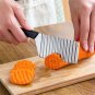 Fruit Knife Potato Wavy Knife Kitchen Gadget Cooking Tools Accessories Stainless