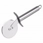 Stainless Steel Pizza Cutter Round Wheel Roller Cake Knife With Finger Protectio