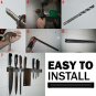 Magnetic Knife Holder Wall Mount Black Plastic Magnet Knife Holder For Knife
