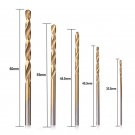 50pcs/set Power Tools Twist Drill Bits Set High Speed Steel Dril Kit Metal Wood