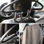 Stainless steel Car Scalable Hangers Back Seat Headrest Coat Clothes Hanger Jack