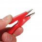 DANIU 5Pcs 1M 4mm Silicone Banana Plug to Crocodile Alligator Clip Test Probe Le