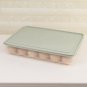 24 Slots Egg Refrigerator Storage Holder Organizer Kitchen With Dust-Proof Lid