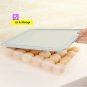 24 Slots Egg Refrigerator Storage Holder Organizer Kitchen With Dust-Proof Lid