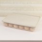 24 Slots Egg Refrigerator Storage Holder Organizer Kitchen With Dust-Proof Lid