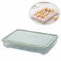 24 Slots Egg Refrigerator Storage Holder Organizer Kitchen With Dust-Proof Lid