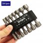 Drillpro 14pcs 1/4 Inch Hex Shank Power Nut Driver Drill Bit Set SAE Metric Sock