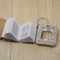 5Pcs Hebrew Jewish TEHILIM Psalms Key Ring Chain Israel Torah Charm Judaica Gift
