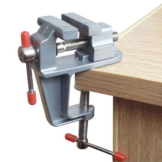 New Trendy 3.5 Inch Mini Aluminum Small Jewelers Hobby Clamp on Table Bench Vise