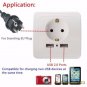 5V 2A Dual USB Port Wall Charger Phone Adapter EU Plug Socket Power Outlet Panel