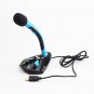 Karaoke LED Clear Portable Studio PC USB Microphone for Computer with Volume Adj