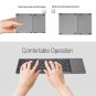 B033 Ultra Thin Light ABS Mini Bluetooth 3.0 Folding Keyboard Touchpad with Thre