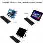B033 Ultra Thin Light ABS Mini Bluetooth 3.0 Folding Keyboard Touchpad with Thre