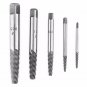 5Pcs Screw Extractors Broken Screws Bolt Broken Pipe Damaged Steel Removal Tool