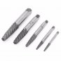 5Pcs Screw Extractors Broken Screws Bolt Broken Pipe Damaged Steel Removal Tool