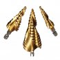 3/pcs 4-12/20/32mm HSS Spiral Grooved Center Drill Bit Solid Carbide Mini Drill