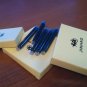 25pcs Universal Length Fountain Pen Ink Cartridge Refills BLUE Pen Refill Office