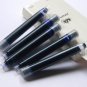 25pcs Universal Length Fountain Pen Ink Cartridge Refills BLUE Pen Refill Office