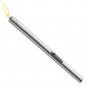 Pen Butane Gas Kitchen BBQ lighters Gun Windproof for Fireplace silver