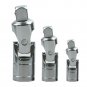 3 Pcs Impact Universal Joint Socket Set Swivel Hand Tools U-Joint 1/4-Inch 3/8-I