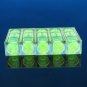 5Pcs/Lot Size 10*10*29mm Square PMMA Bubble Level Acrylic Shell Spirit Level Via