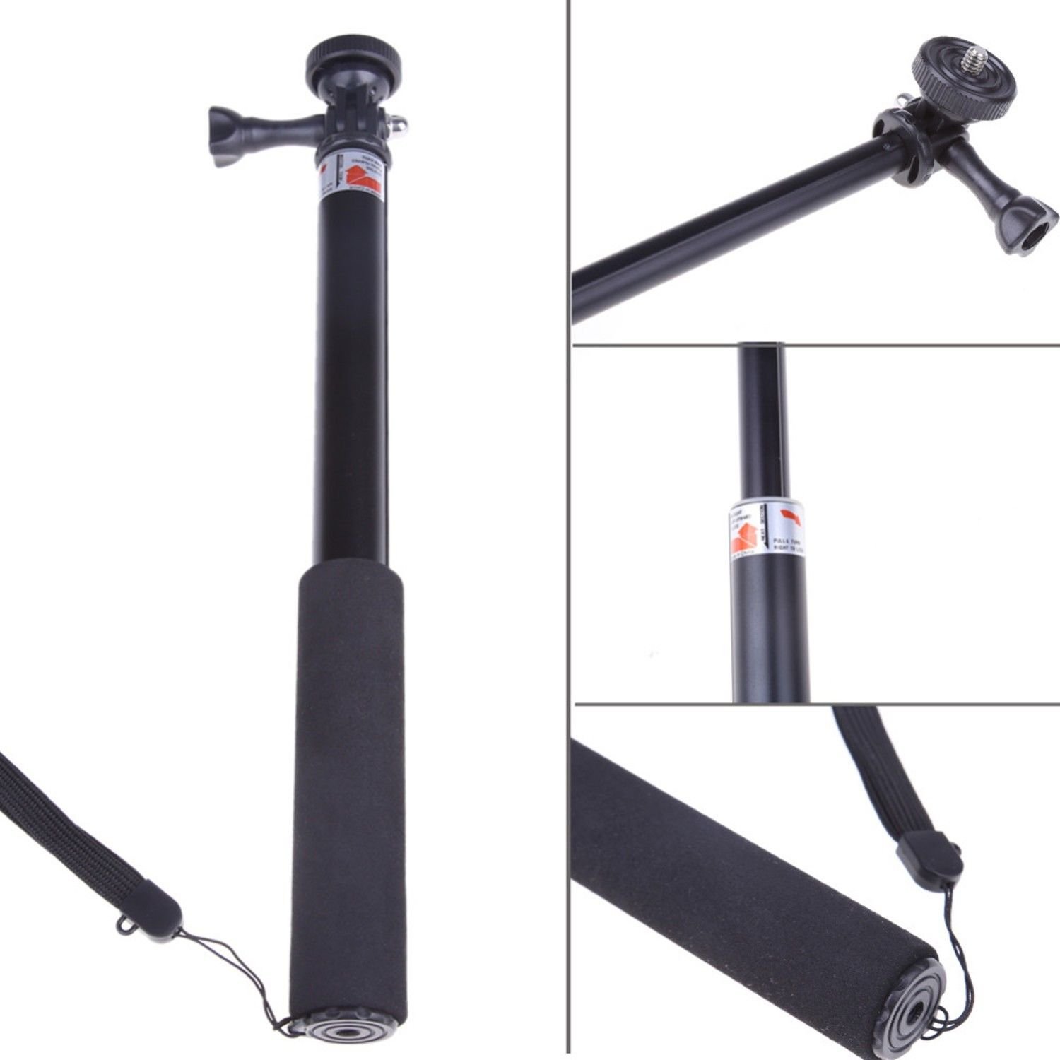 Waterproof Monopod Tripod Telescoping Extendable Pole Handheld Camera