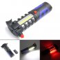 Car Vehicle Magnetic LED Flashlight Safety Escape Rescue Window Breaker Emergenc