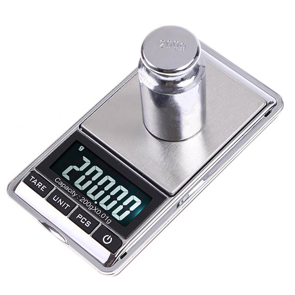 200gx0.01g Mini Digital Scale Portable Weighting Scale Weight Scales LCD