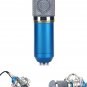 Metal Noise Canceling HD Sound Shockproof Live Broadcast Recording 3.5mm Condens