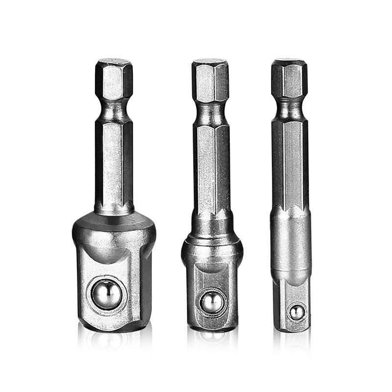 Drill Socket Adapter Set Power Tools Bits Wrench Extension Six Head Bit Adapter
