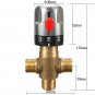 Thermostatic Mixing Valve Bathroom Faucet Temperature Mixer Water Control Valve