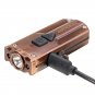 Astrolux K1 Bronze XP-G3 350LM USB Stainless Steel Mini LED Keychain Gift Collec