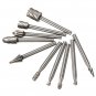 10pcs 1/8 Inch Shank Milling Rotary File Burrs Bit Set Wood Carving Rasps