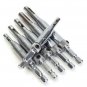 6pcs HSS Hex Shank Self Centering Door Lock Hinge Drill Bit Pilot Hole Tool Hole