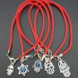 5pcs KABBALAH HAND Made Red Rope String Bracelet EVIL Eye Jewelry Kabala Luck