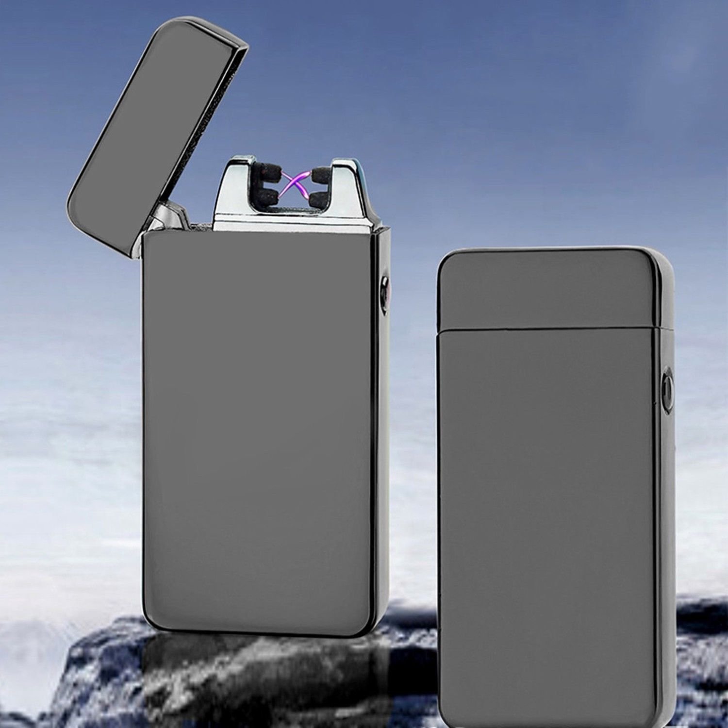 Novelty Wares - USB Flameless Plasma Dual Arc Rechargeable Windproof Cigarette