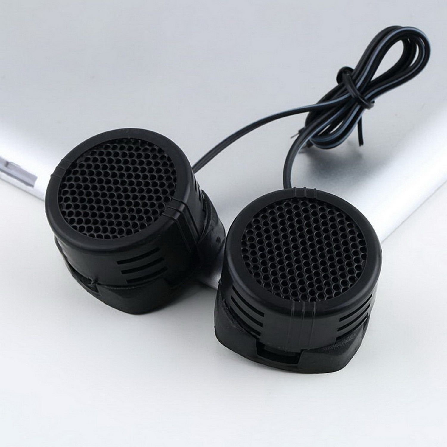 Universal High Efficiency 2x Car Mini Dome Tweeter Loudspeaker Auto Loud Speaker
