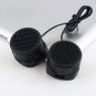 Universal High Efficiency 2x Car Mini Dome Tweeter Loudspeaker Auto Loud Speaker