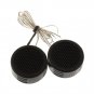 Universal High Efficiency 2x Car Mini Dome Tweeter Loudspeaker Auto Loud Speaker
